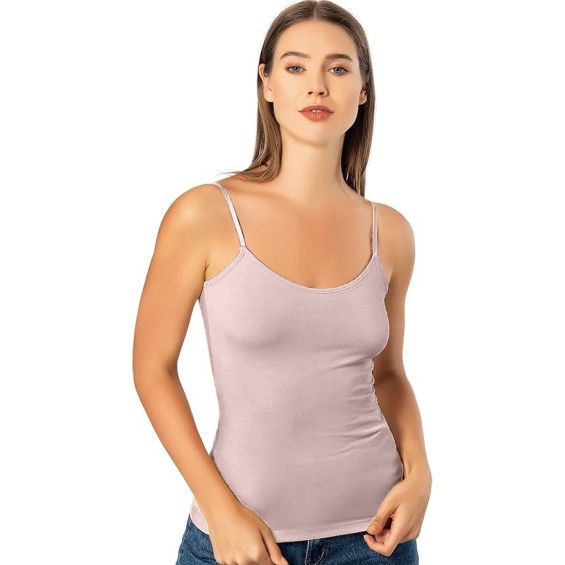 Bodymist Grey Cotton Camisole Pack of 1