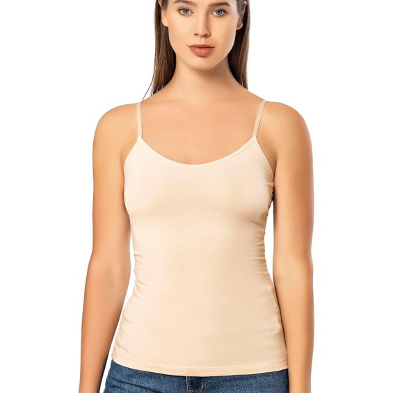 Bodymist Skin Cotton Camisole Pack of 1