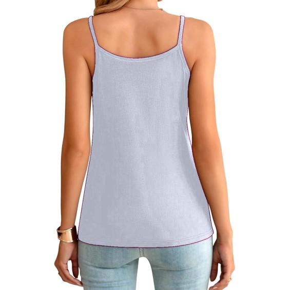 Bodymist Blue Cotton Camisole Pack of 1