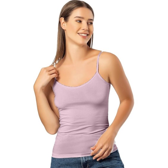 Bodymist Grey Cotton Camisole Pack of 1