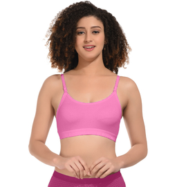 Pack Of 1 Non-Padded Bra — Dark Pink