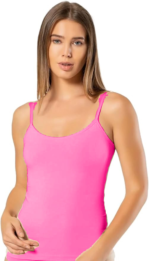 Bodymist Dark Pink Cotton Camisole Pack of 1