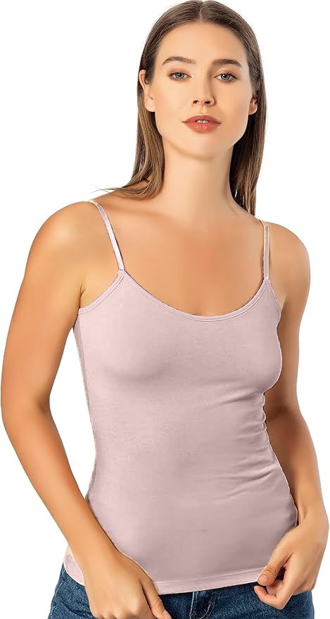 Bodymist Grey Cotton Camisole Pack of 1