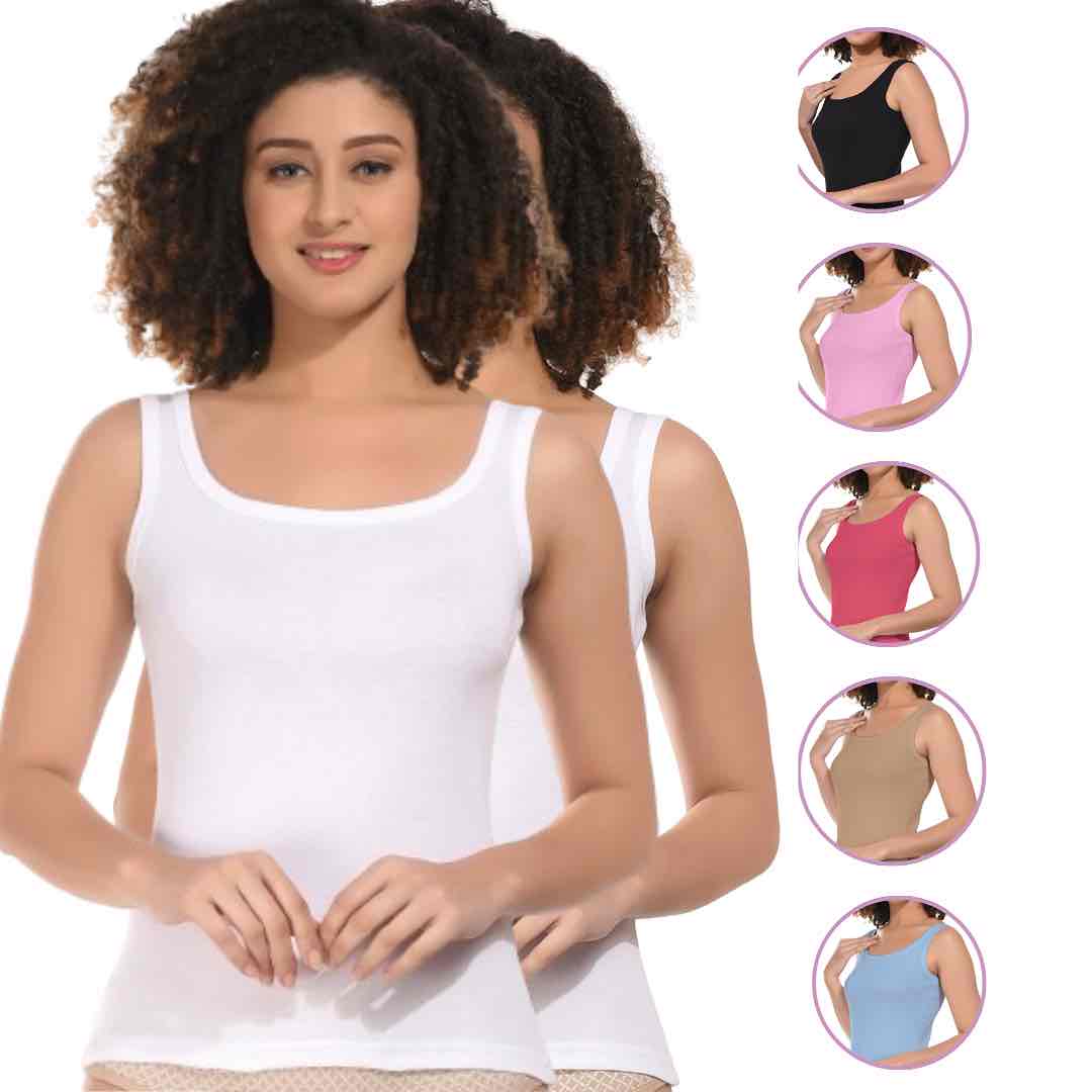 Bodymist Sando Pack of 2 — White