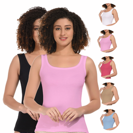 Bodymist Sando Pack of 2 — Black/Pink
